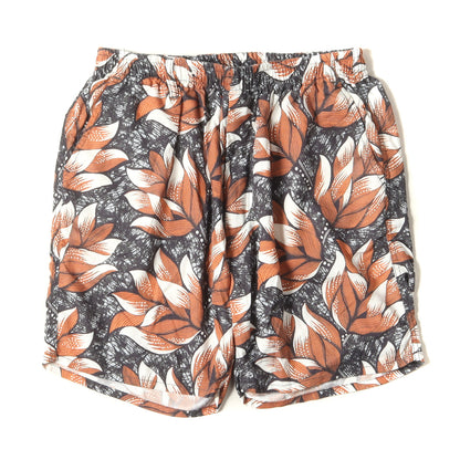 22SS フラワー柄 アムンゼンクロス アロハショーツ(Allover flower pattern amunzen cloth shorts)