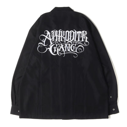 23AW APHRODITE GANG HOLDINGS クラシックロゴ オープンカラー シャツ(LOGO L/S OPEN COLLAR SHIRT)