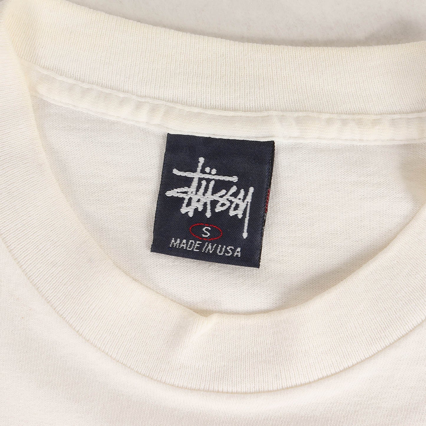 90s OLD STUSSY 紺タグ スケボー スカル Tシャツ(USA製)