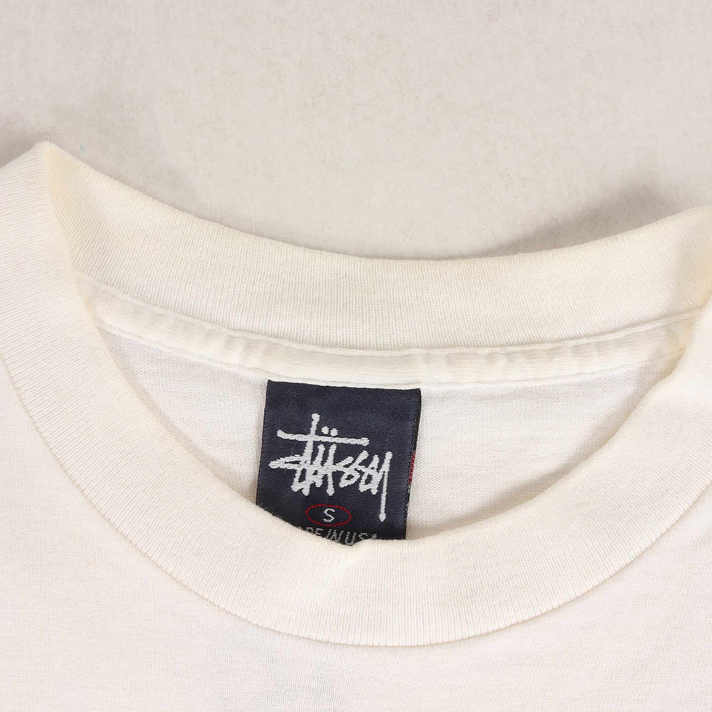 90s OLD STUSSY 紺タグ スケボー スカル Tシャツ(USA製)