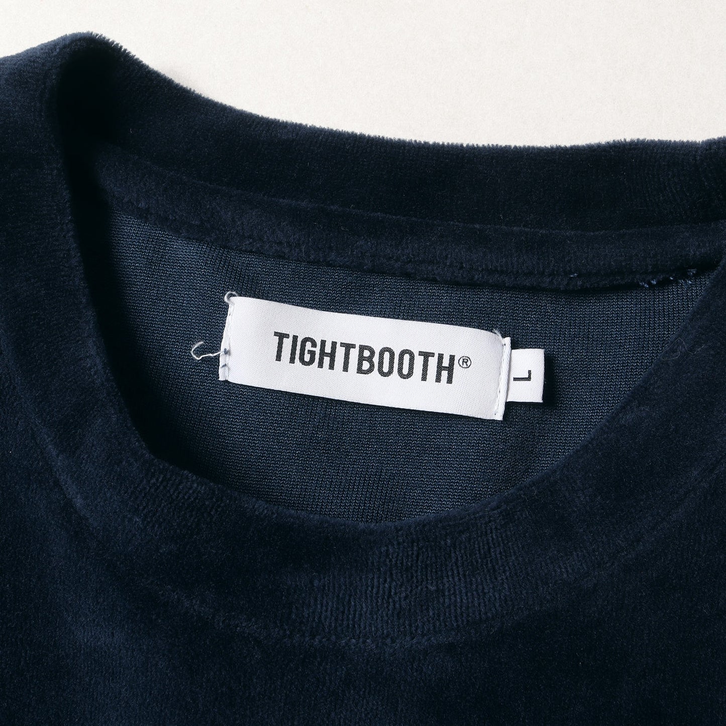 23AW シリコンプリント ベロア Tシャツ / 半袖スウェット(STRAIGHT UP VELOUR T-SHIRT)