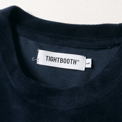 23AW シリコンプリント ベロア Tシャツ / 半袖スウェット(STRAIGHT UP VELOUR T-SHIRT)