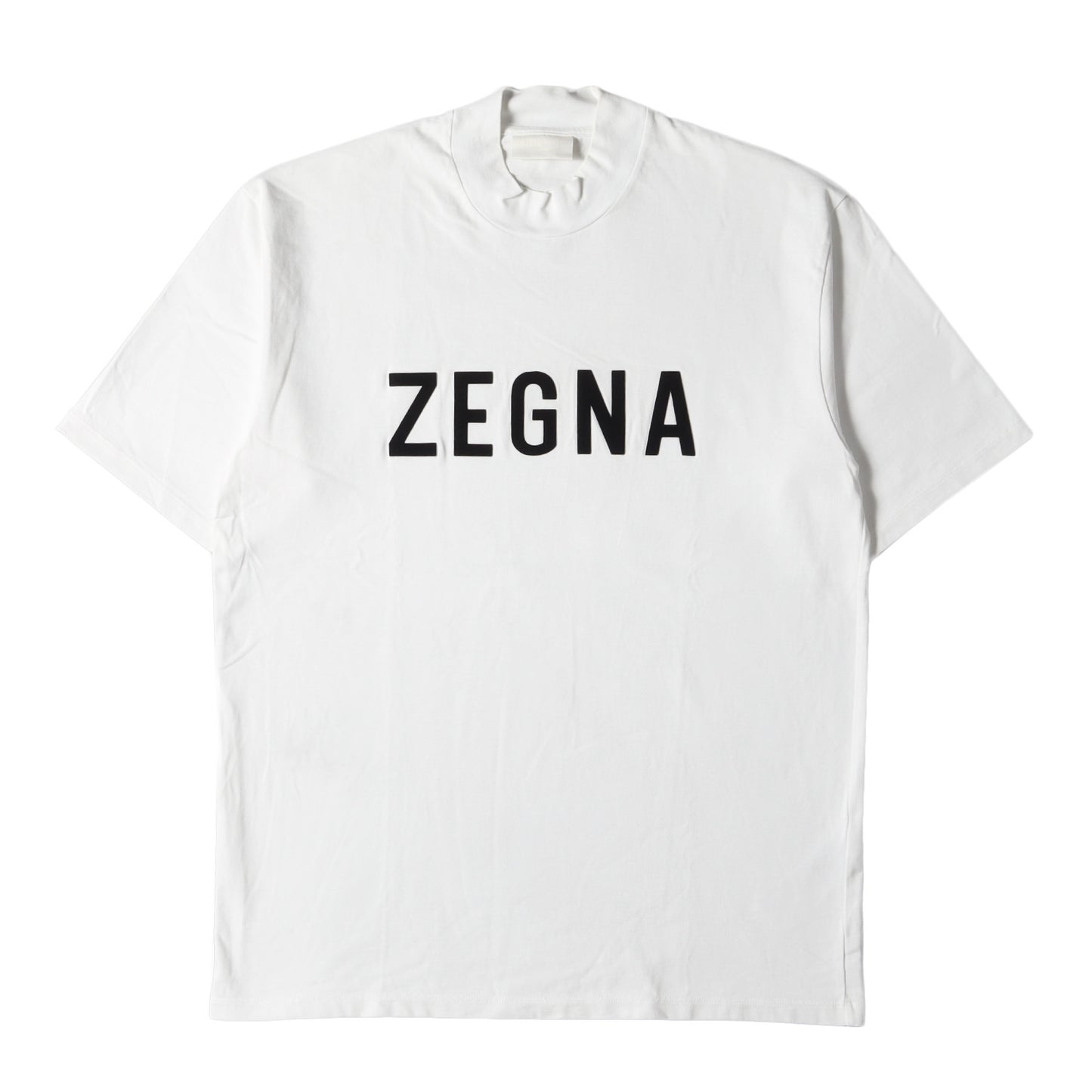 20AW ×Ermenegildo Zegna オーバーサイズ モックネック Tシャツ(Cotton T-shirt)