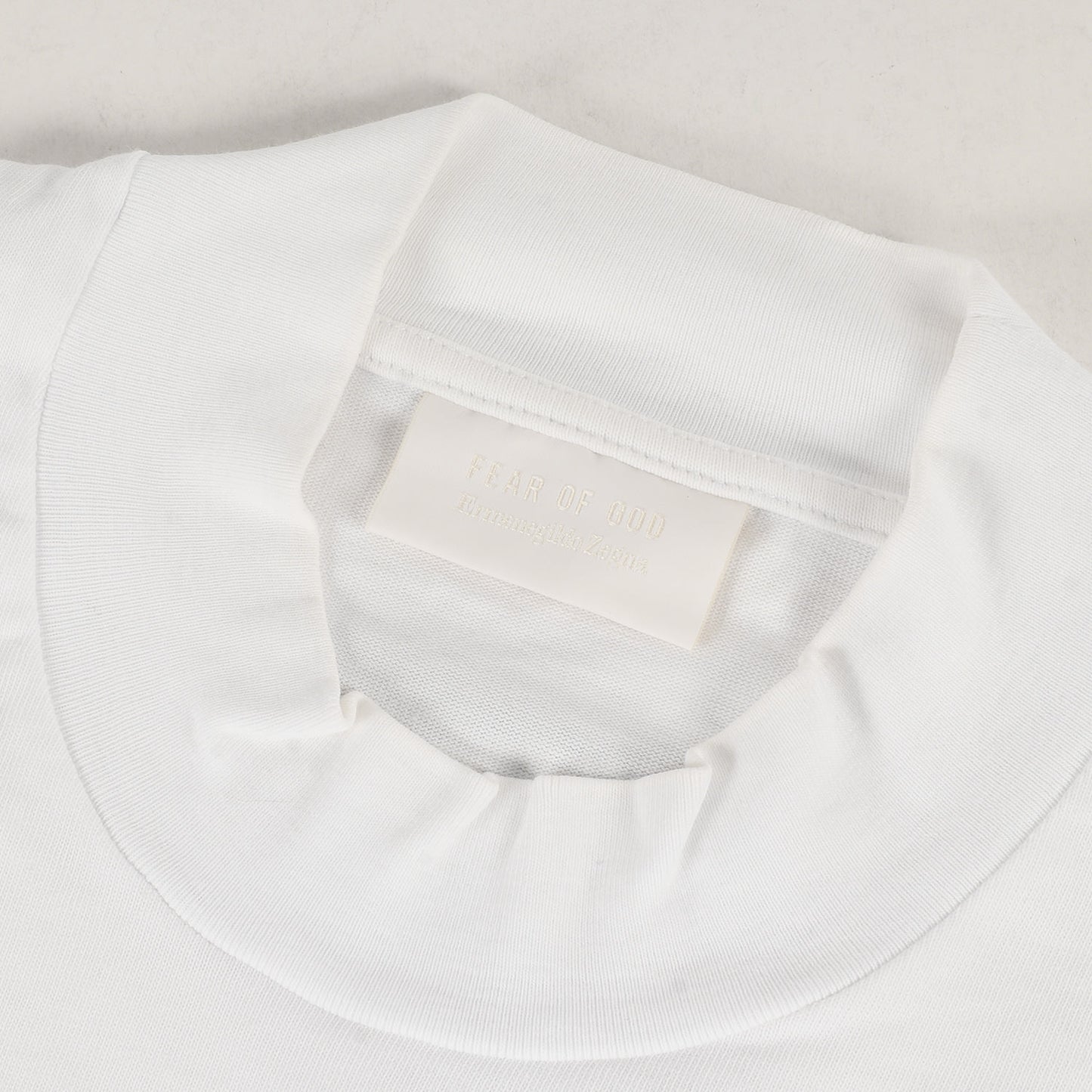 20AW ×Ermenegildo Zegna オーバーサイズ モックネック Tシャツ(Cotton T-shirt)