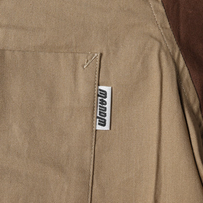 00s 2トーン コットン ワークシャツ