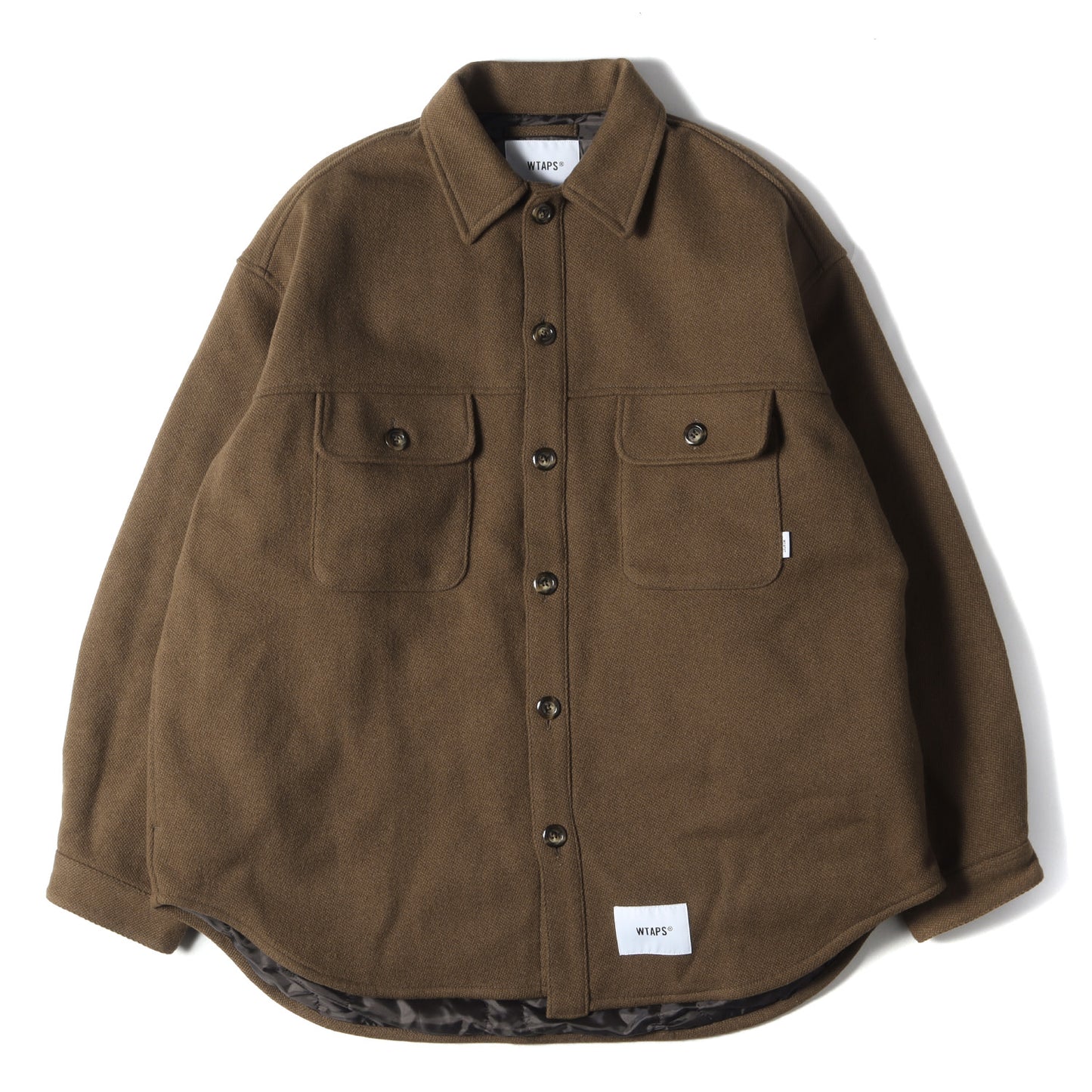 21AW 裏地キルティング ウール シャツジャケット(WCPO 01 / JACKET / WONY. MELTON)