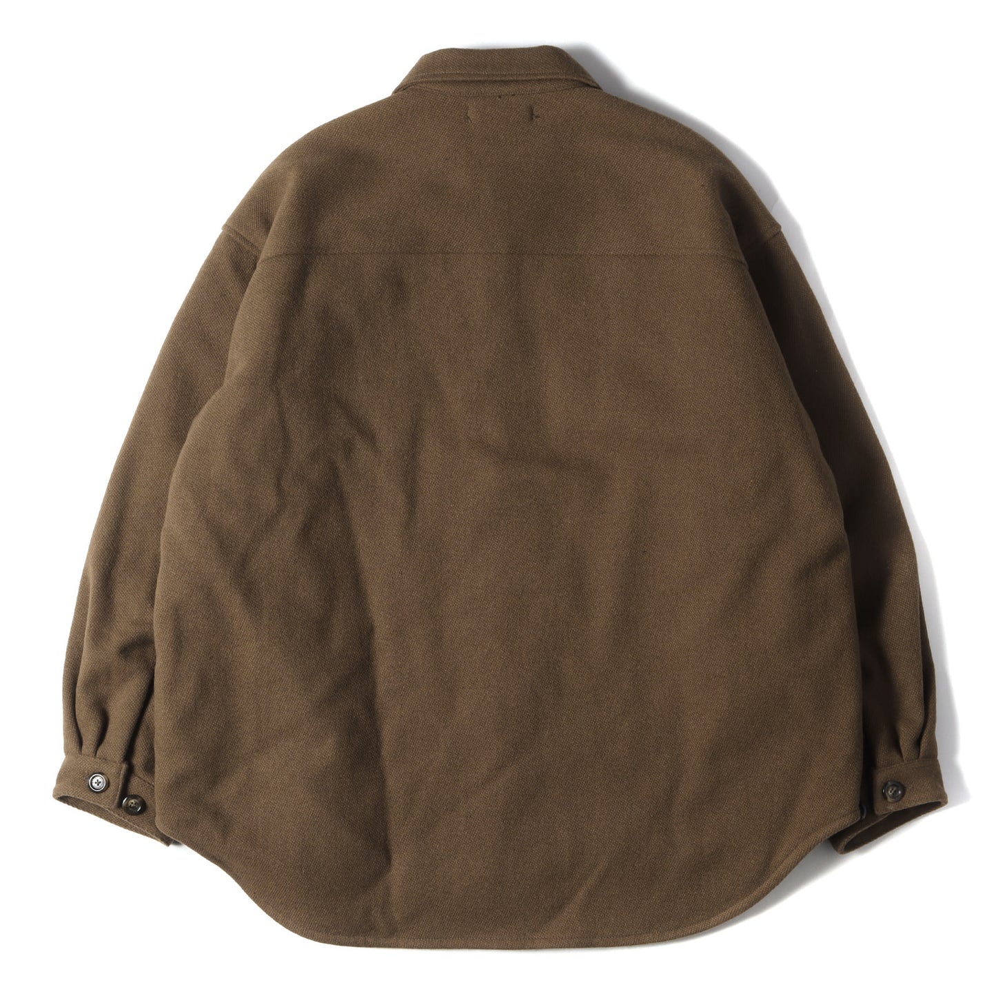 21AW 裏地キルティング ウール シャツジャケット(WCPO 01 / JACKET / WONY. MELTON)