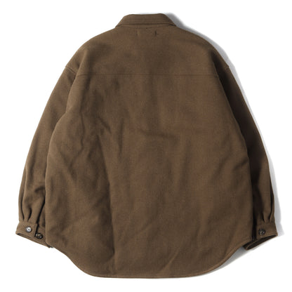 WTAPS (ダブルタップス) 21AW 裏地キルティング ウール シャツ 