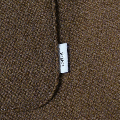 21AW 裏地キルティング ウール シャツジャケット(WCPO 01 / JACKET / WONY. MELTON)