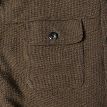 21AW 裏地キルティング ウール シャツジャケット(WCPO 01 / JACKET / WONY. MELTON)