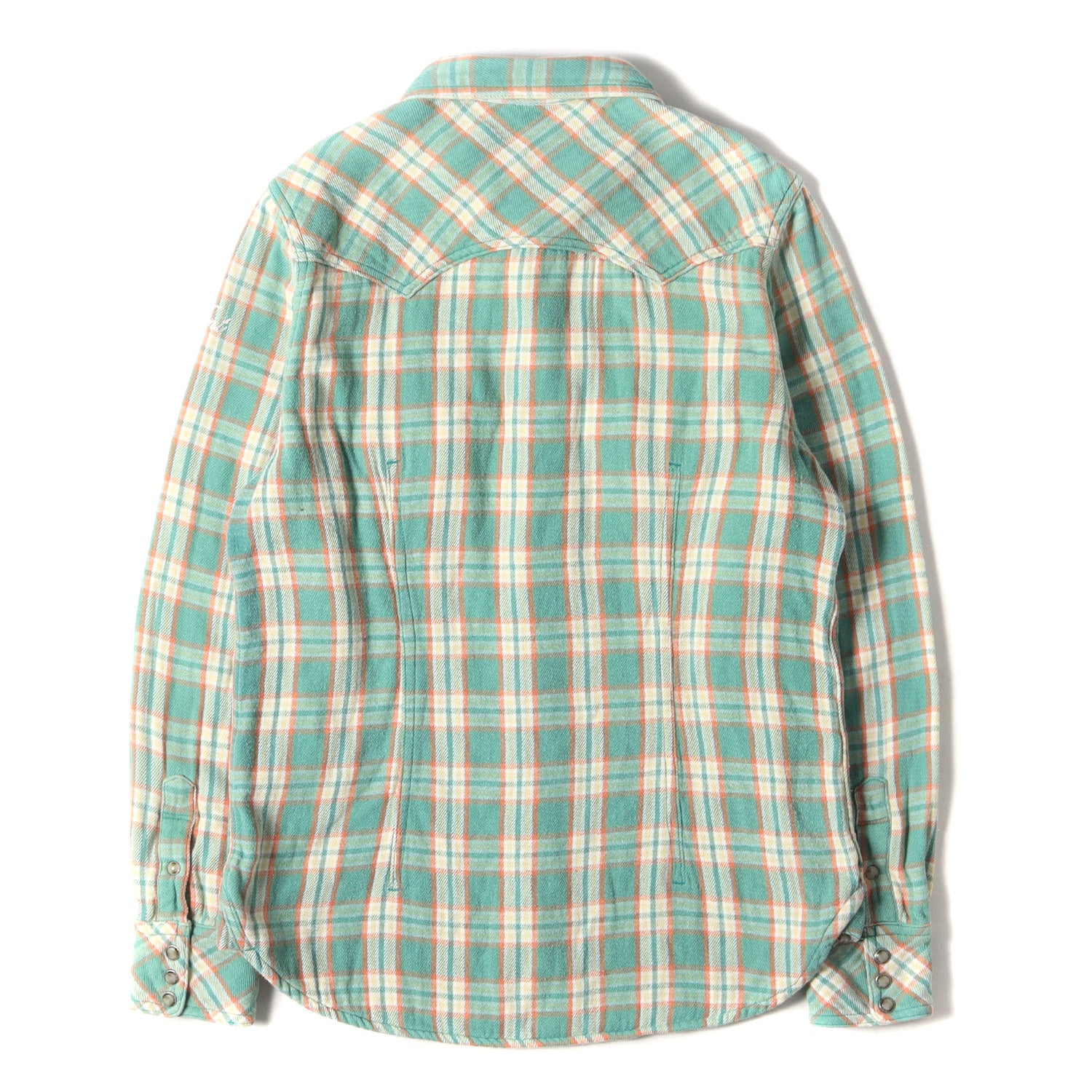 TMT (ティーエムティー) ヘビー ダブルガーゼ ウエスタン チェックシャツ(W-GAZE CHECK SHIRTS) - ブランド古着の通販・買取  | BEEGLE by Boo-Bee