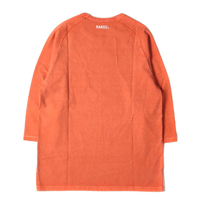 21AW ピグメントダイ加工 7分袖 ラグラン ポケット Tシャツ(MIL QS)