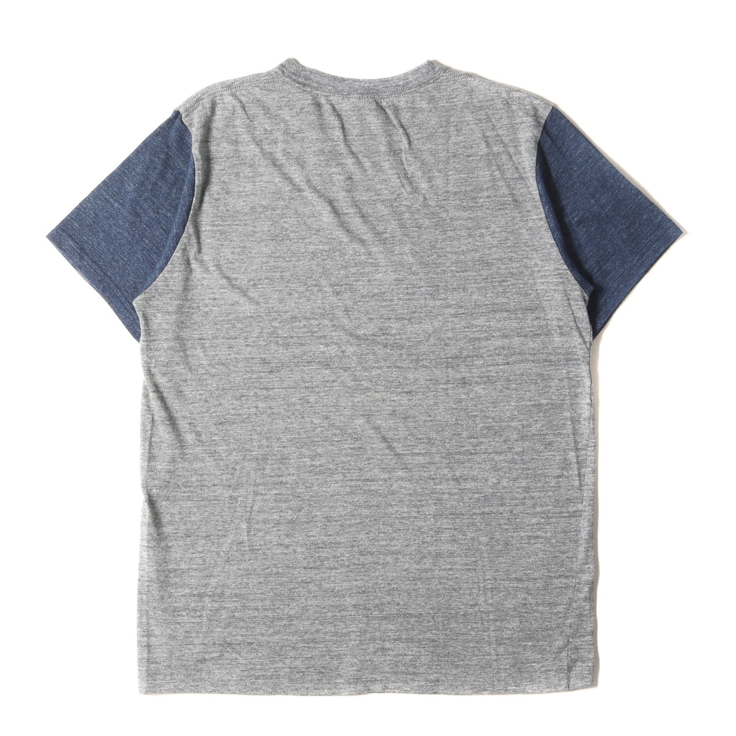 チェーン刺繍ロゴ 2トーン ポケット Tシャツ