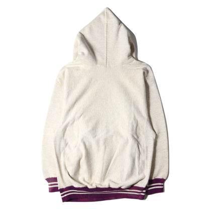 90s 刺繍タグ 目無し リブライン リバースウィーブ スウェットパーカー(USA製)