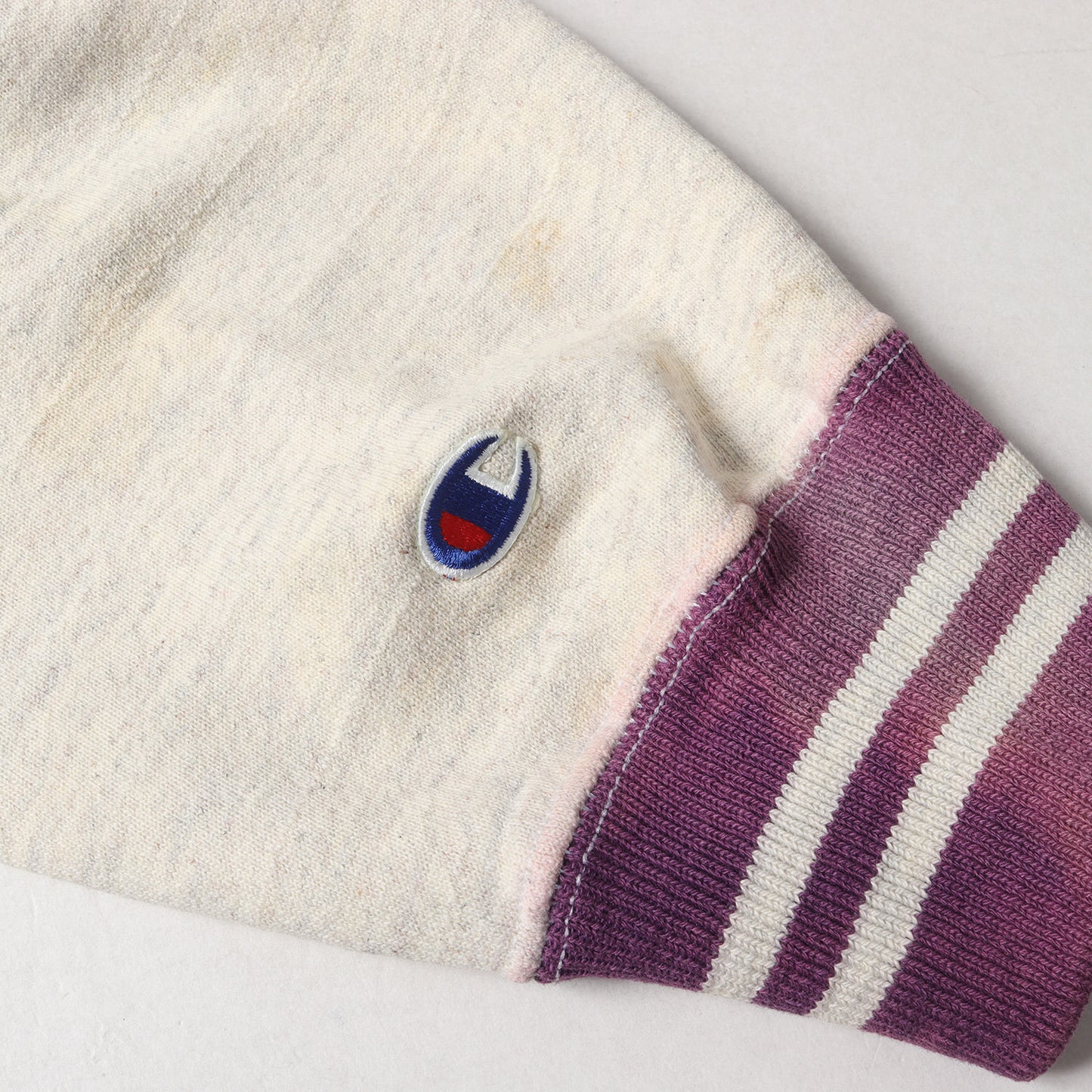 90s 刺繍タグ 目無し リブライン リバースウィーブ スウェットパーカー(USA製)