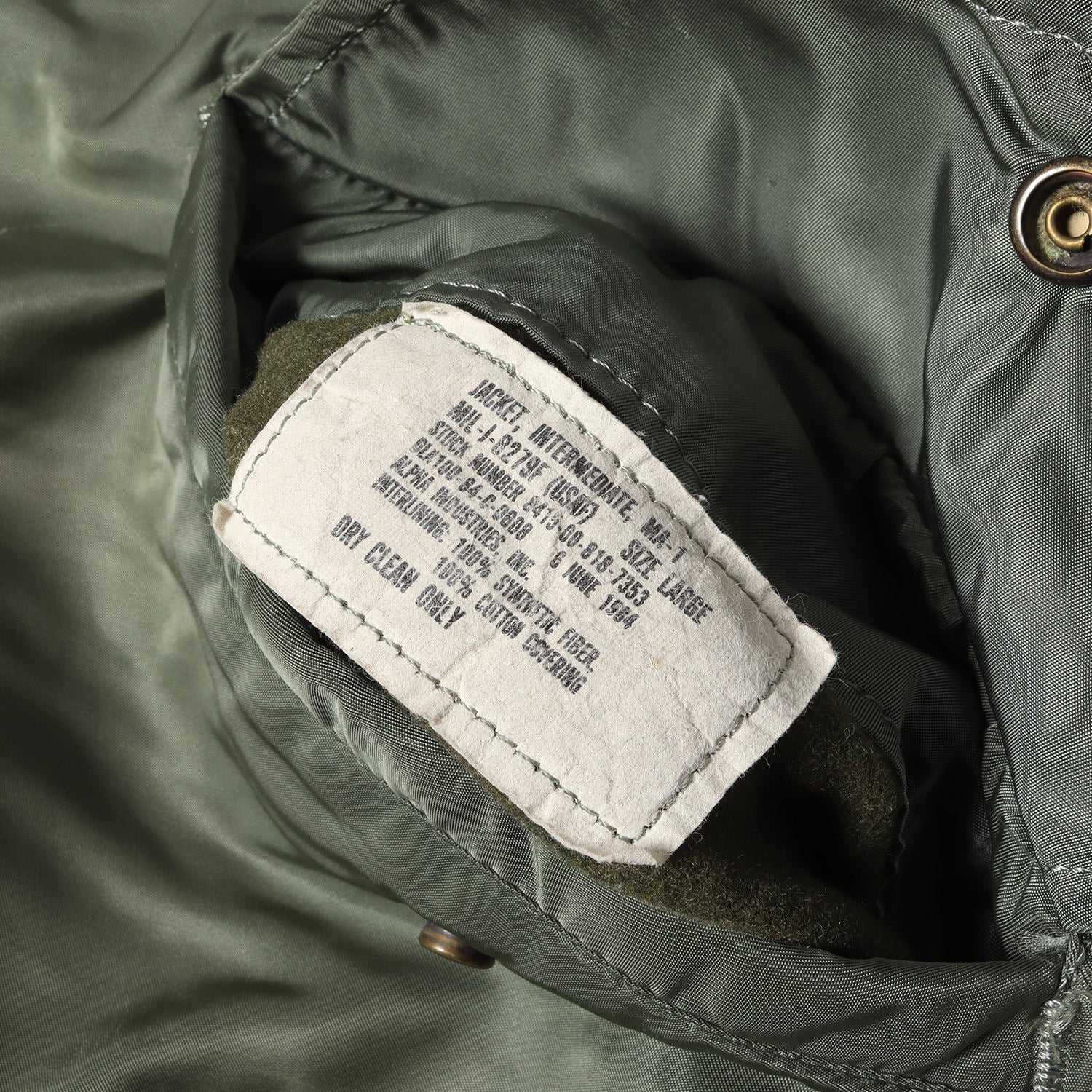 MA-1 80s レプリカ 古着 ミリタリー アメカジ L2B