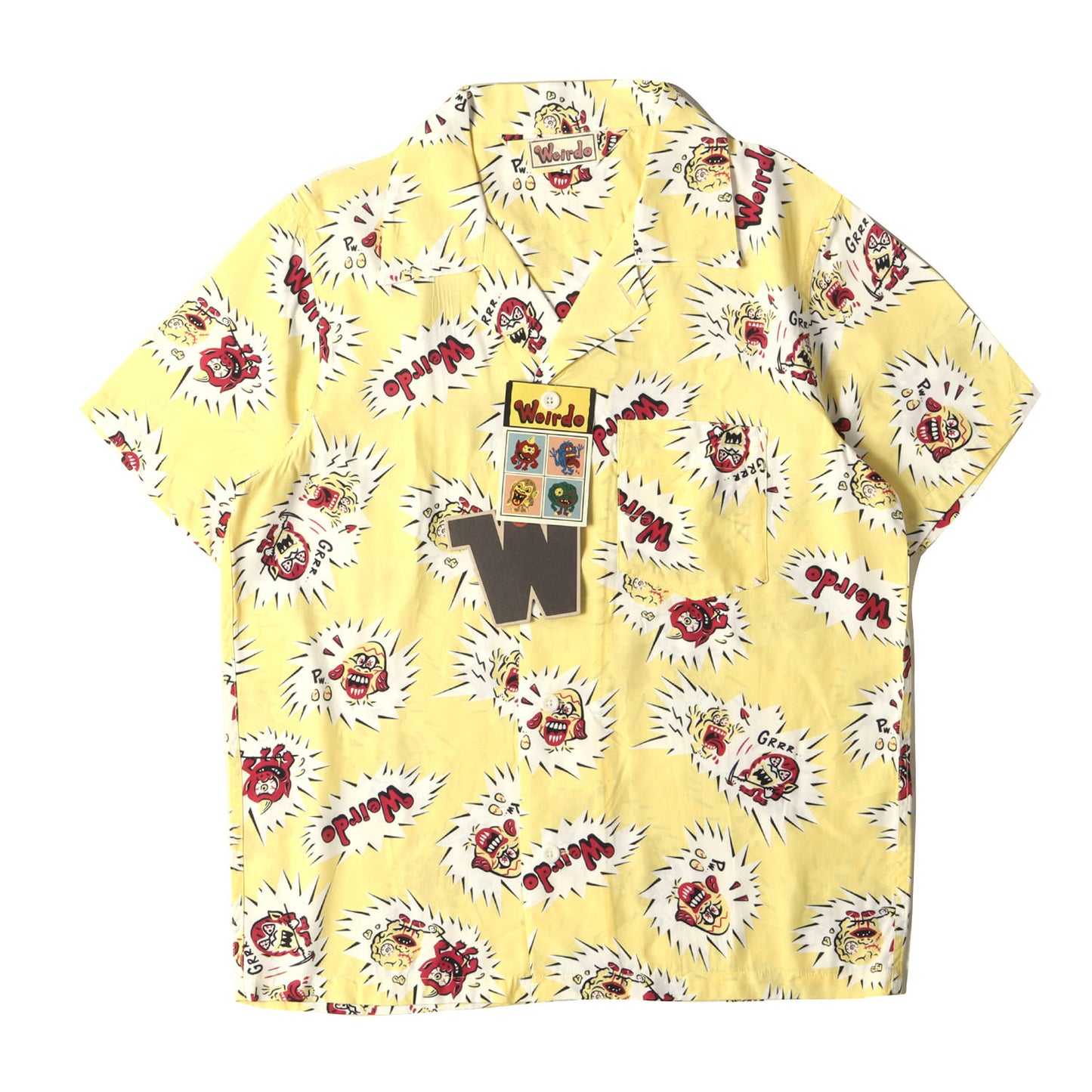 19SS キャラクター柄 レーヨン アロハシャツ(WGLIES S/S SHIRTS)