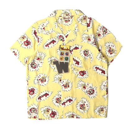19SS キャラクター柄 レーヨン アロハシャツ(WGLIES S/S SHIRTS)