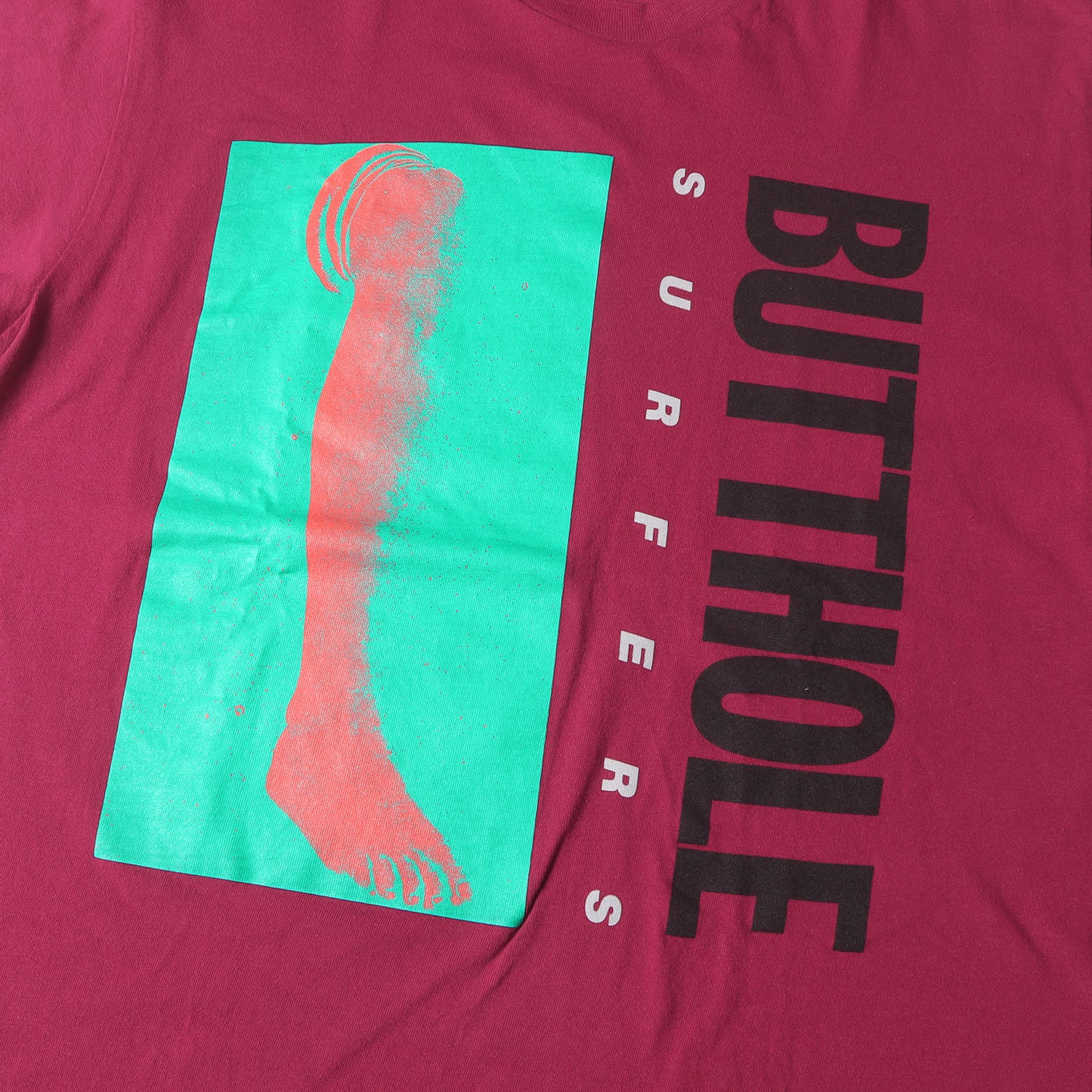 21SS ×Butthole Surfers バットホール・サーファーズ アルバムデザインTシャツ(Leg Tee)