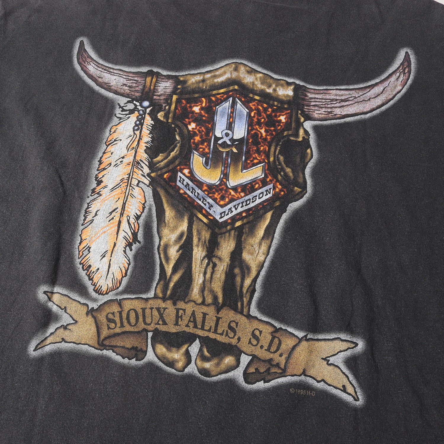 90s ハーレーダビッドソン Tシャツ ポケT イーグル HOLOUBEK製