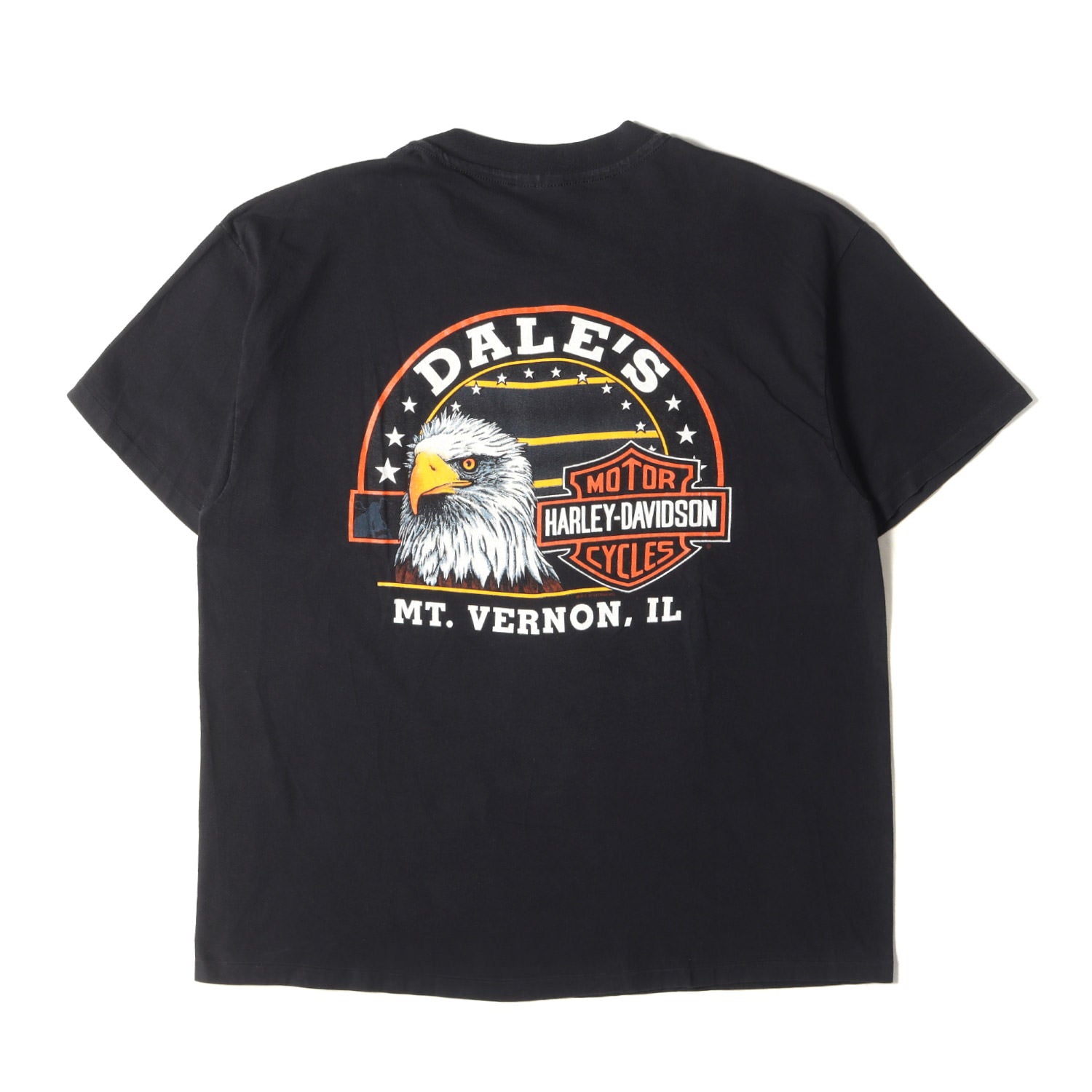 HARLEY-DAVIDSON (ハーレーダビッドソン) 90s R.K.STRATMAN バッファロースカル Tシャツ(USA製 /  Hanesボディ) - ブランド古着の通販・買取 | BEEGLE by Boo-Bee