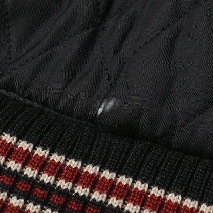 チェーン刺繍ロゴ メルトンウール スタジャン(Melton Stadium Jacket)