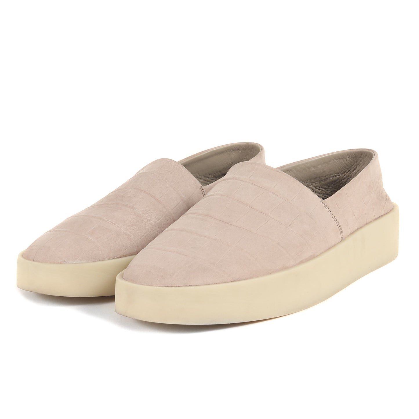 21AW クロコダイル型押しレザー ローファー / スリッポン スニーカー(THE LOAFER CRO)