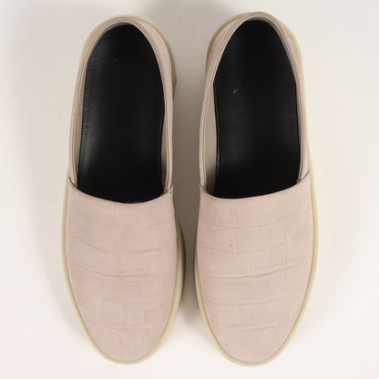 21AW クロコダイル型押しレザー ローファー / スリッポン スニーカー(THE LOAFER CRO)