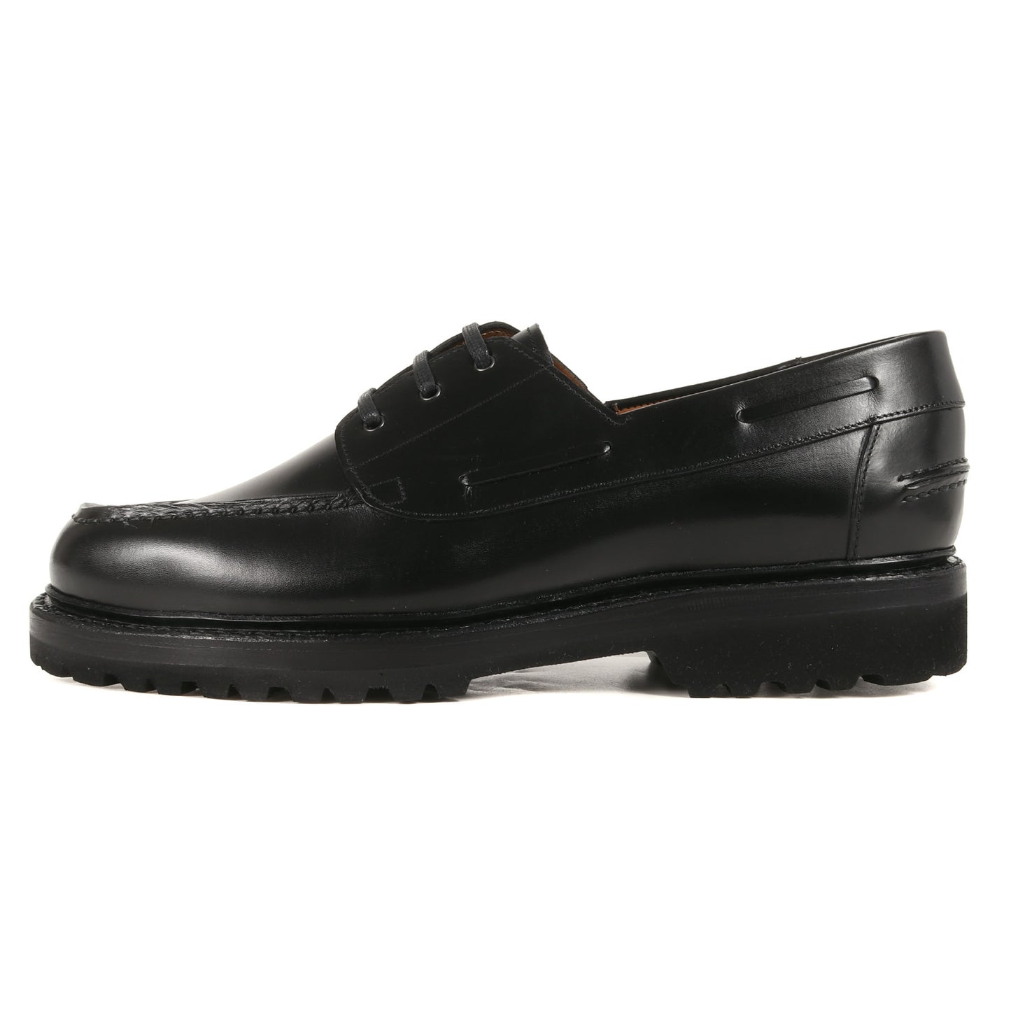 23SS カーフレザー ボートシューズ(LEATHER BOAT SHOES)