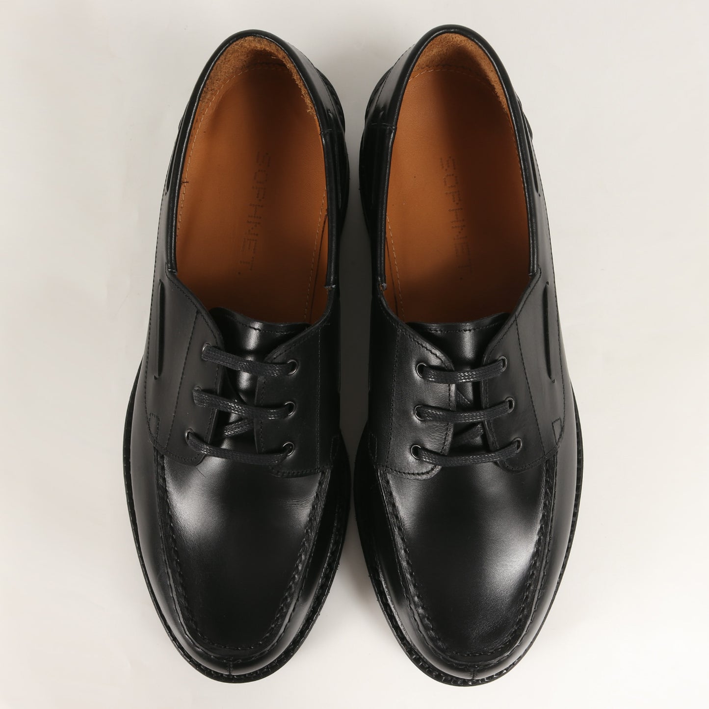23SS カーフレザー ボートシューズ(LEATHER BOAT SHOES)