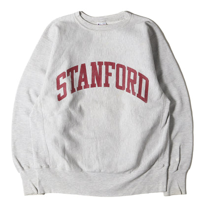 90s 刺繍タグ STANFORD リバースウィーブ 両面プリント カレッジ スウェット(USA製 / スタンフォード大学モデル)