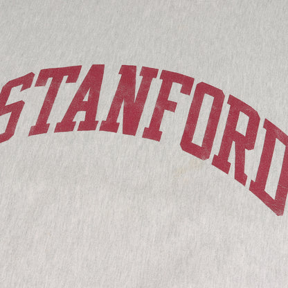 90s 刺繍タグ STANFORD リバースウィーブ 両面プリント カレッジ スウェット(USA製 / スタンフォード大学モデル)
