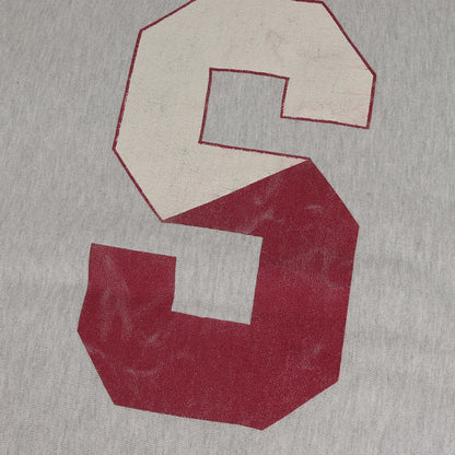 90s 刺繍タグ STANFORD リバースウィーブ 両面プリント カレッジ スウェット(USA製 / スタンフォード大学モデル)