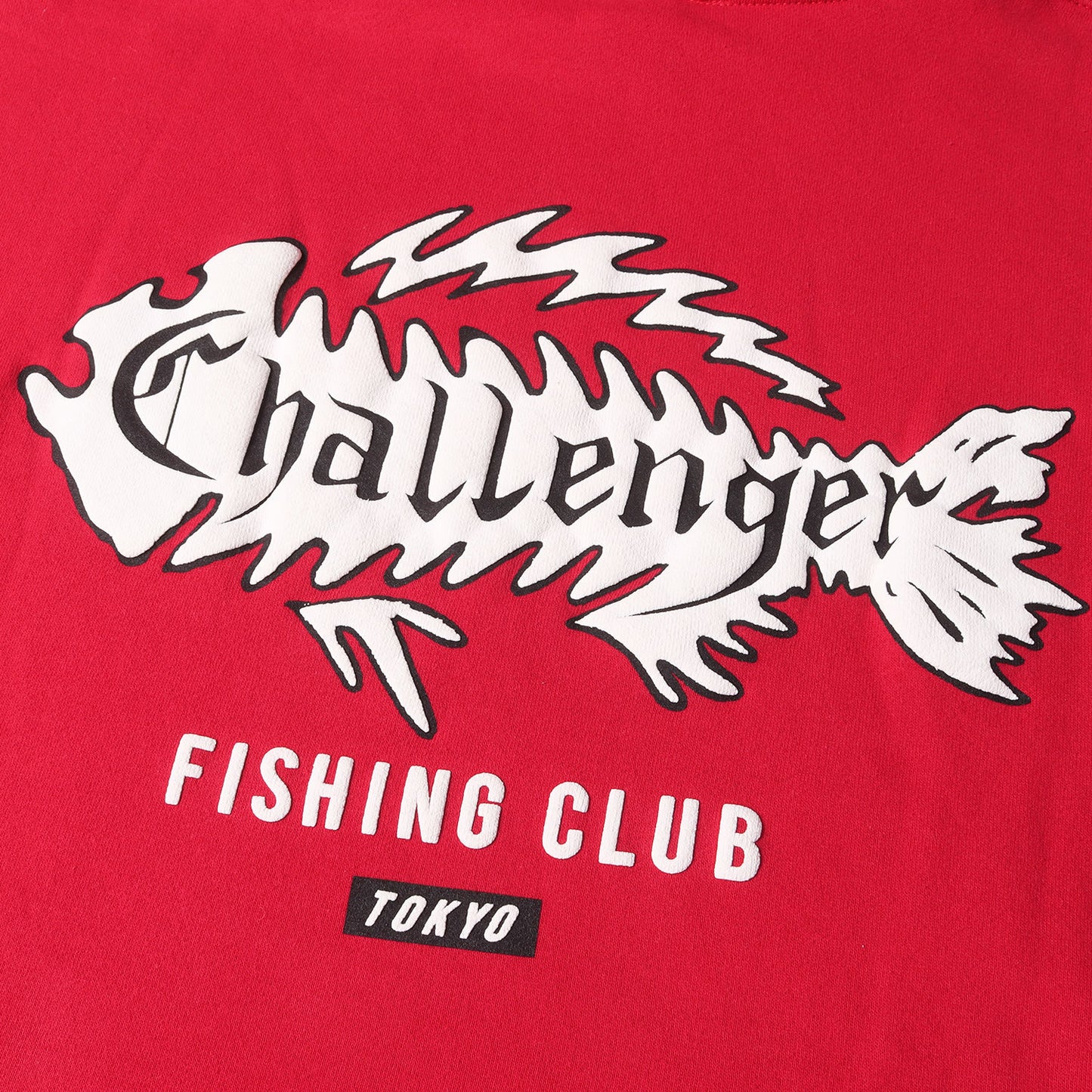 19AW 発泡プリント スウェットパーカー(FISHING CLUB HOODIE)