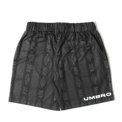 23SS ×UMBRO ストライプ サッカー ショーツ