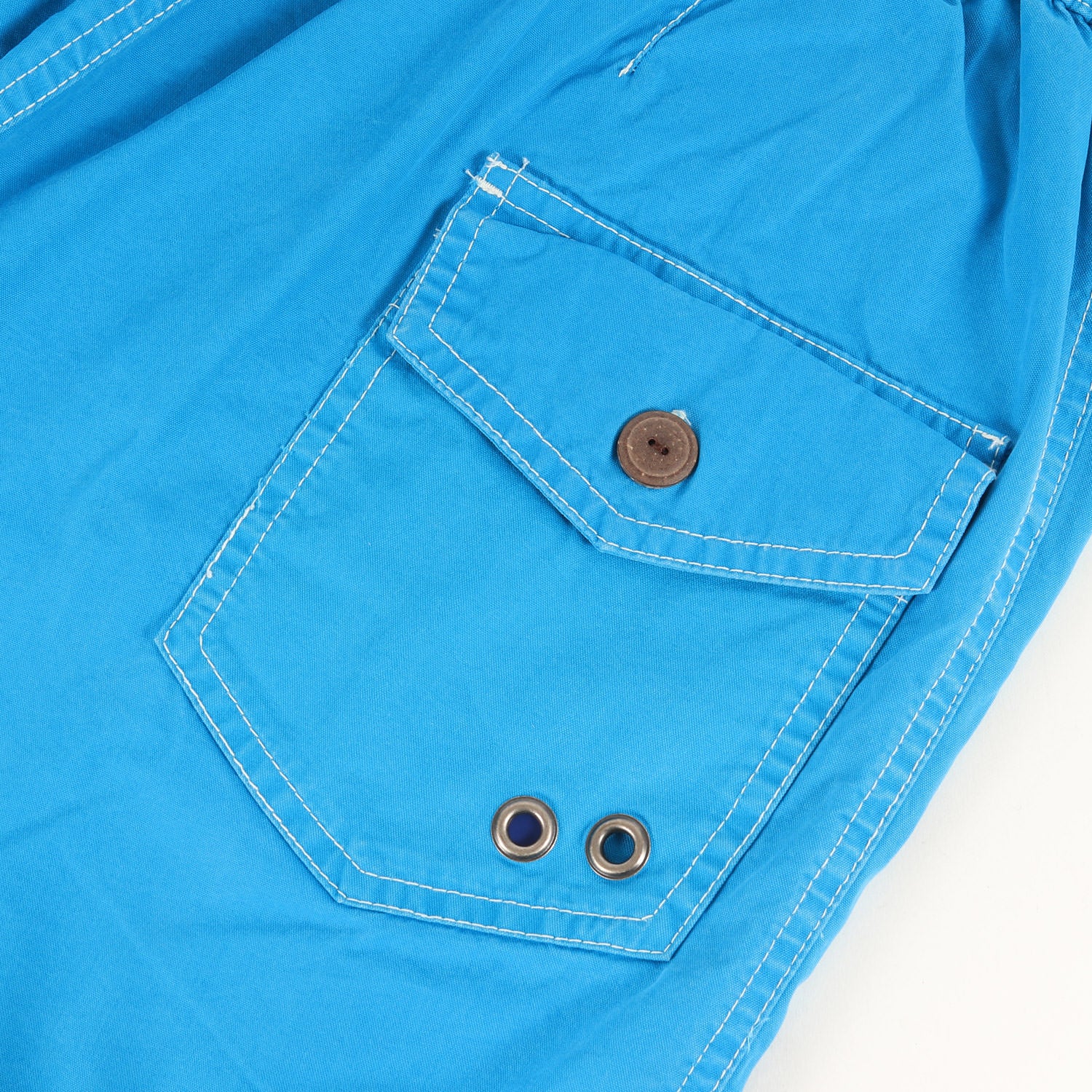 【美品】POST O'ALLS Wプライ ブロードシャツ Mサイズ 美品】POST O'ALLS Wプライ ブロードシャツ Mサイズ