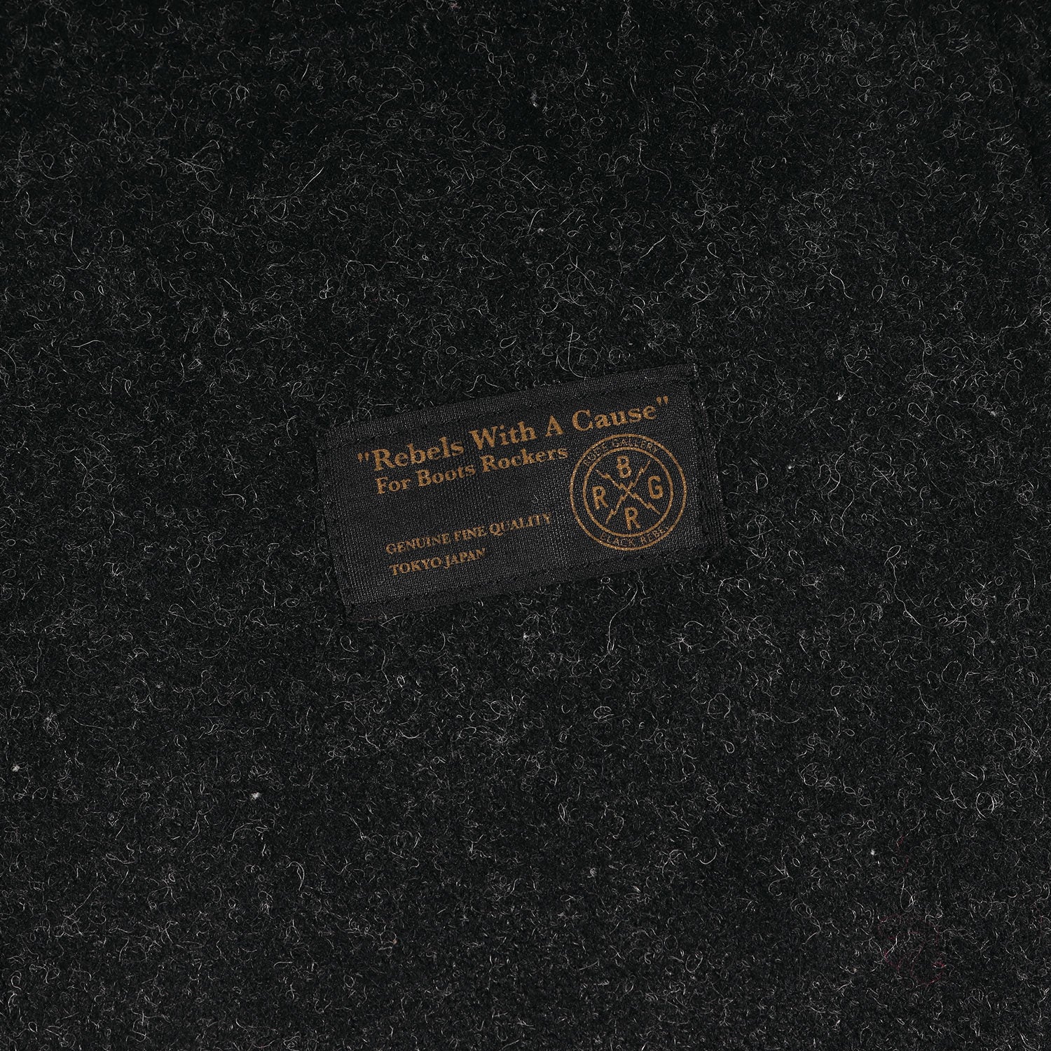 RUDE GALLERY (ルードギャラリー) BLACK REBEL 裏地ダウンキルティング