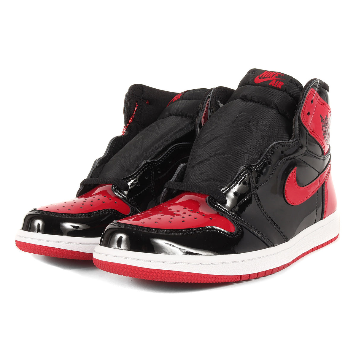 AIR JORDAN 1 RETRO HIGH OG BRED PATENT (555088-063)