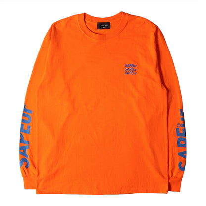 A Elegantes SAPEur (サプール) ブランドロゴ ロングスリーブTシャツ 