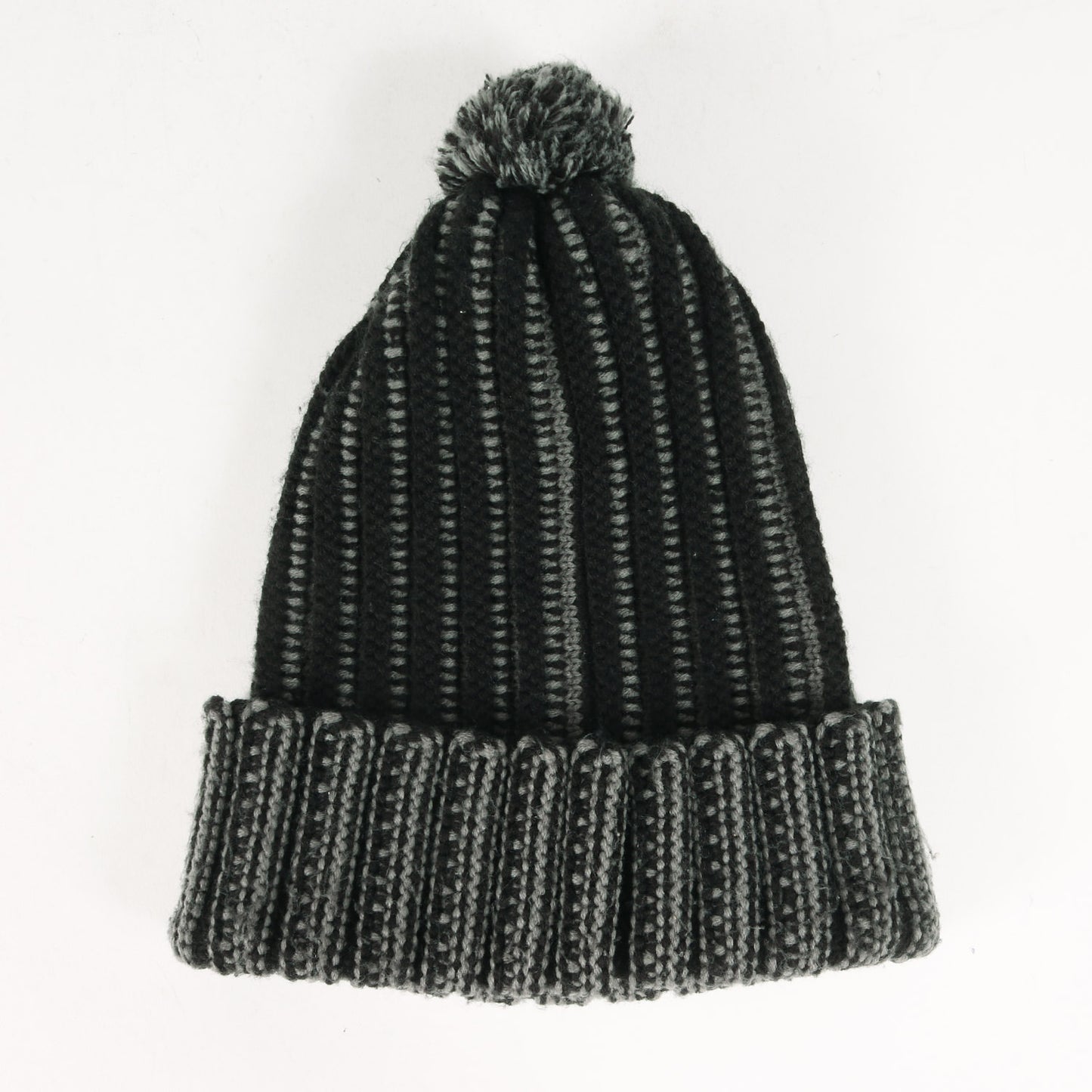 19AW コントラスト ストライプ ボンボン ニット ビーニー(Contrast Stripe Beanie)