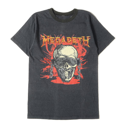 80s MEGADETH WAKE-UP DEAD TOUR 1987 Tシャツ