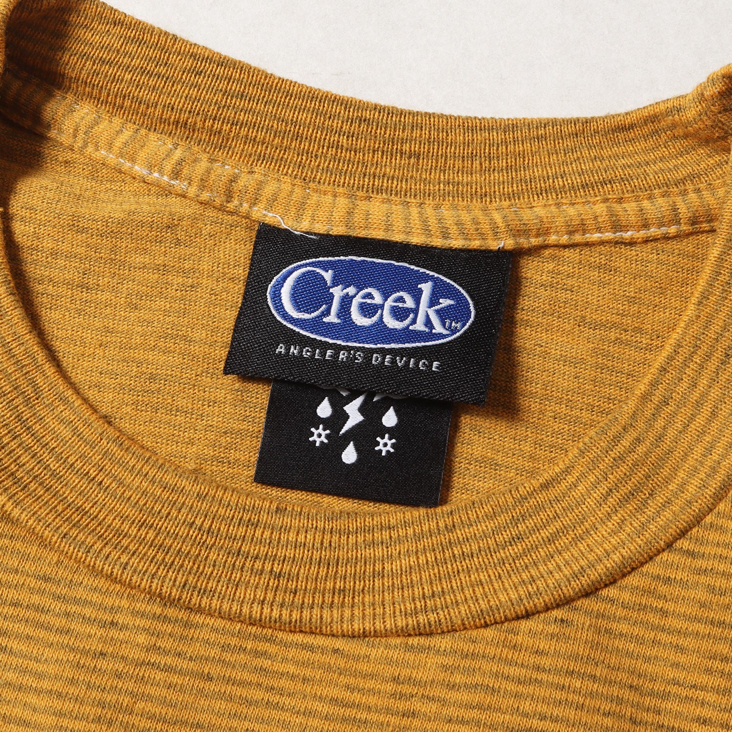 Creek Angler's Device (クリークアングラーズデバイス) ロゴ刺繍 クルーネック ボーダー Tシャツ - ブランド古着の通販・買取  | BEEGLE by Boo-Bee