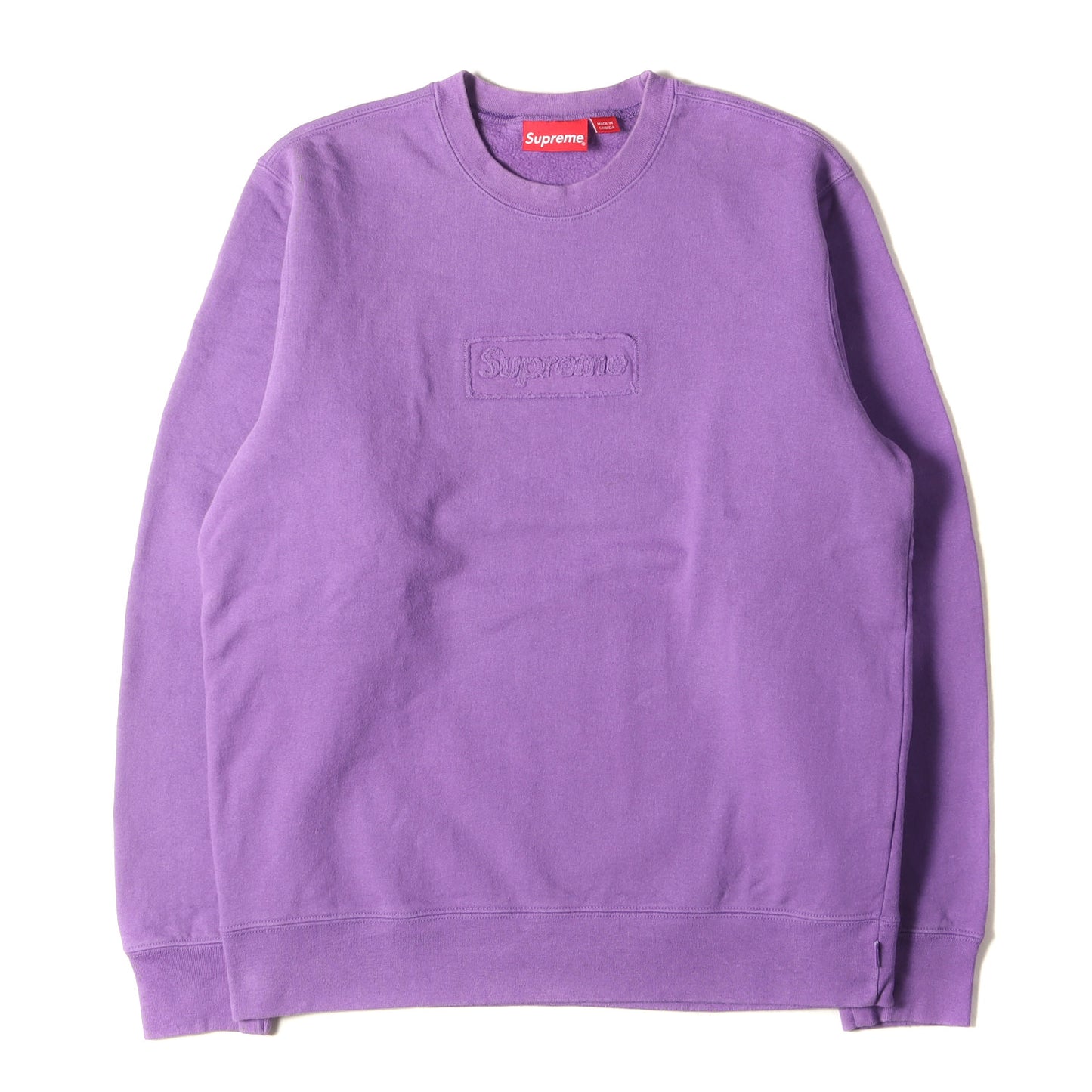 20SS カットアウト BOXロゴ スウェット(Cutout Logo Crewneck)