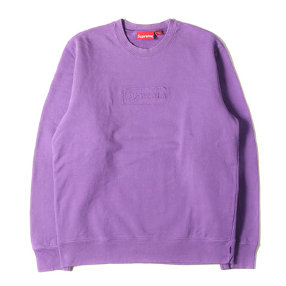 20SS カットアウト BOXロゴ スウェット(Cutout Logo Crewneck)