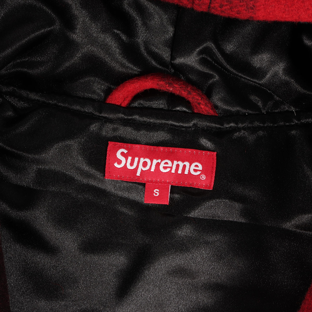 15AW アーチロゴ バッファローチェック ウール ボンバージャケット(Hooded Wool Bomber)