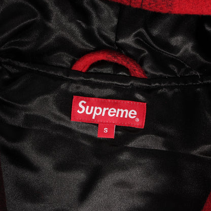 15AW アーチロゴ バッファローチェック ウール ボンバージャケット(Hooded Wool Bomber)