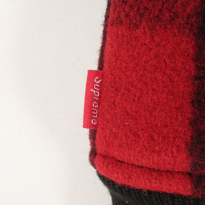 15AW アーチロゴ バッファローチェック ウール ボンバージャケット(Hooded Wool Bomber)