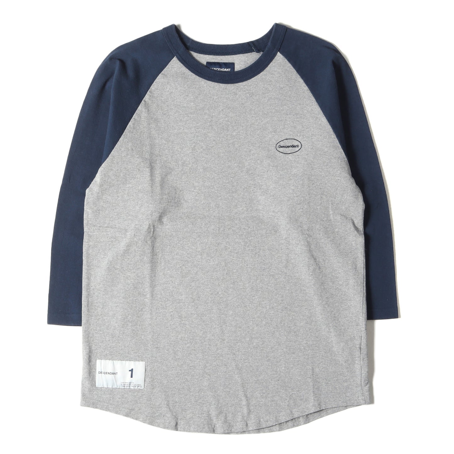 DESCENDANT (ディセンダント) 20SS オーバルロゴ ラグラン 7分袖 