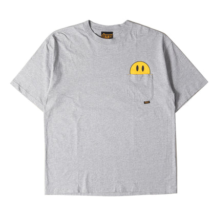 マスコット プリント ポケット Tシャツ