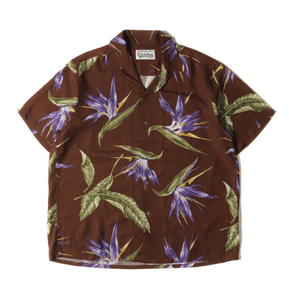 21SS OVER FLOW別注 極楽鳥花 ハワイアンシャツ / アロハシャツ(BIRD OF PARADISE S/S HAWAIIAN SHIRT)